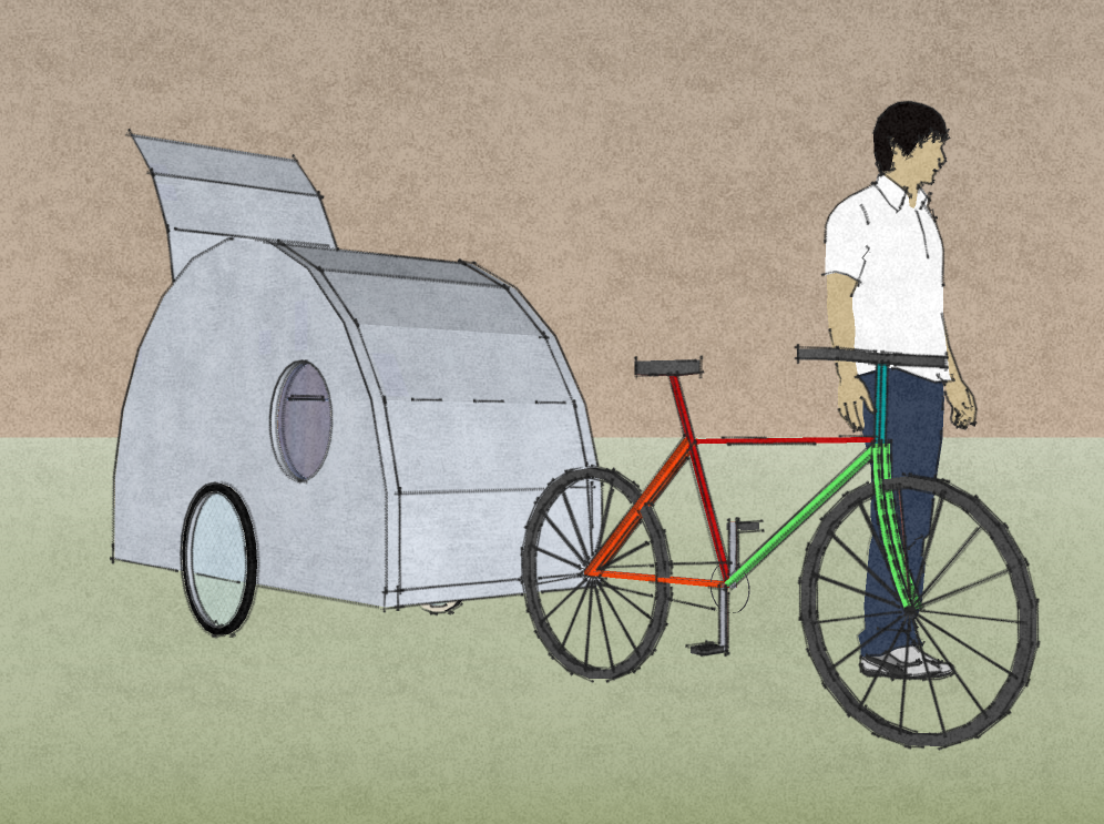 Bicycle Camper Trailer