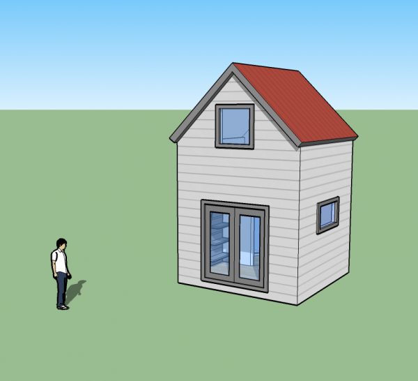 tiny simple house concept simple