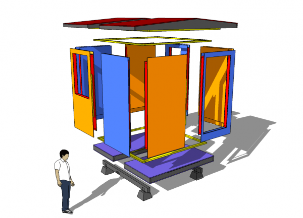 exploded 3d overview 8x8