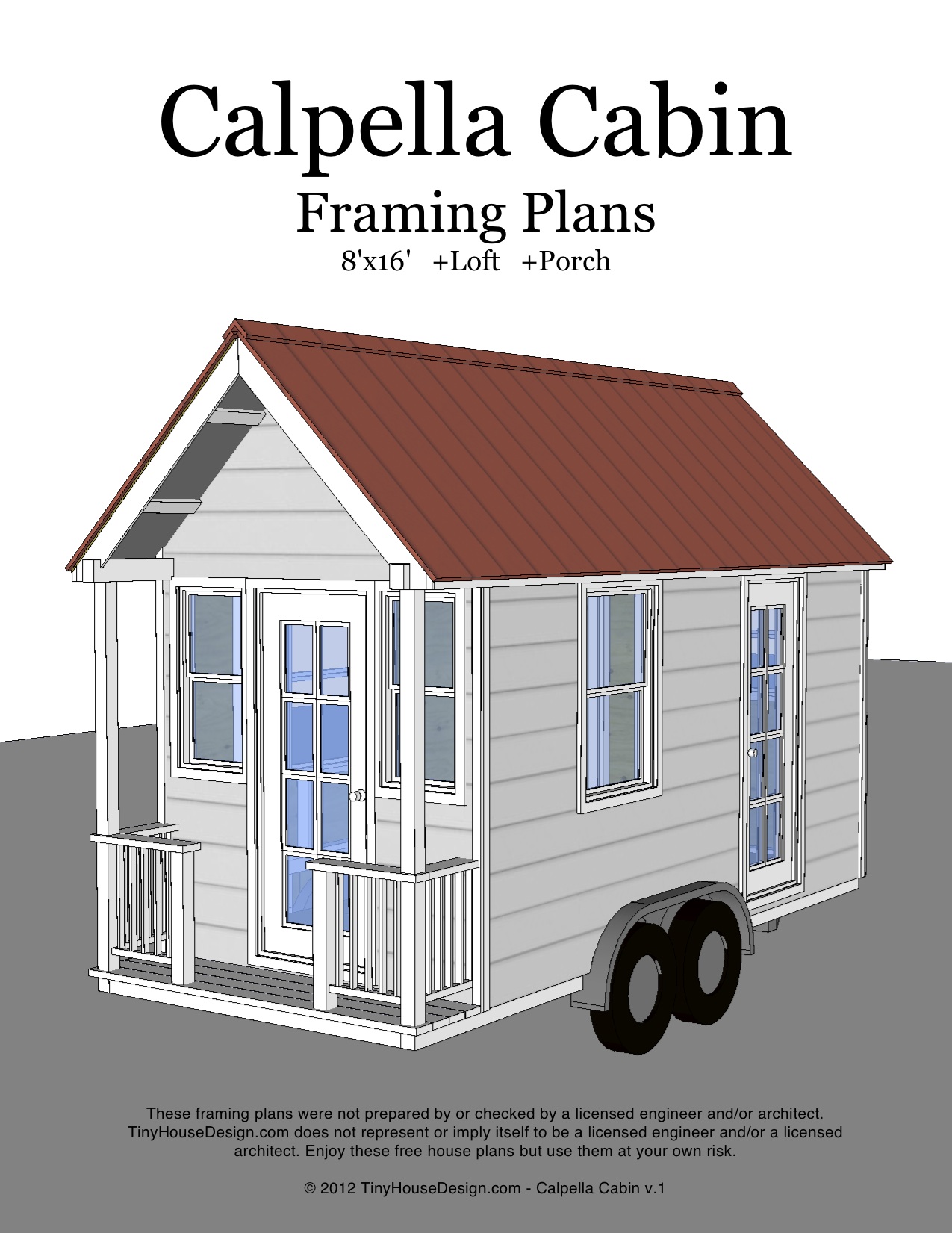 Calpella Cabin 8×16 v1 cover
