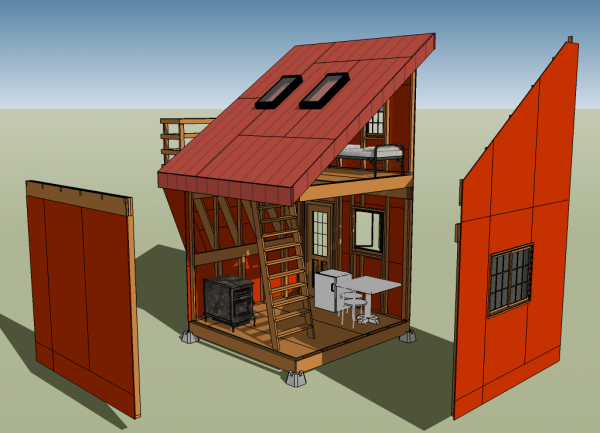 bens tiny house interior