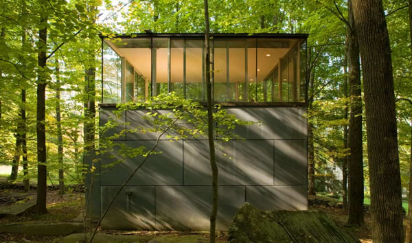 Scholar's Library Exterior - Peter Gluck and Partners