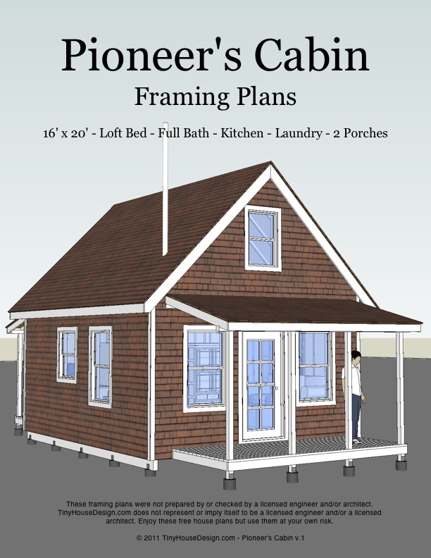 TAGS cabin house plans pioneer's cabin Plans